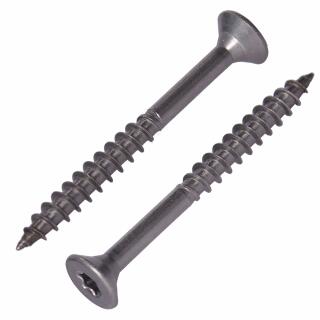 Spanplattenschrauben Senkkopf Edelstahl A2 4,5x50/30 TG TX20 200 Stück