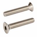 ISO 10642 Senkschrauben Innensechskant Vollgewinde Edelstahl A4 M 10x75 50 Stück