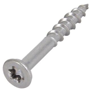 Terrassenbauschrauben Schneidkerbe Senkkopf Edelstahl A4 4,8x75/40 TX20 250 Stück