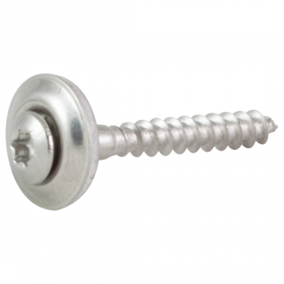 Spenglerschrauben 2tlg. mit Dichtscheibe 15 mm Edelstahl A2 5x300 TX20 100 Stück