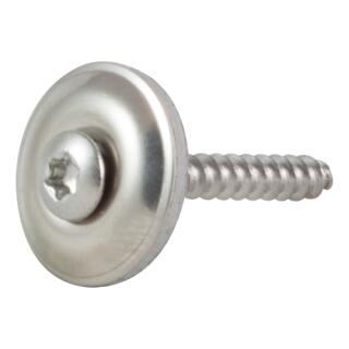 Spenglerschrauben 2tlg. mit Dichtscheibe 20 mm Edelstahl A2 4,5x30 TX20 200 Stck