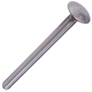 DIN 603 Schlossschrauben Vollgewinde Edelstahl A4 M 16x80/80 25 Stück