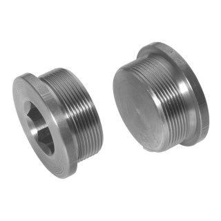 DIN 908 Verschlußschrauben Bund Innensechskant Edelstahl A4 M 33x2 n. DIN 13 5 Stück