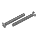 DIN 963 Senkschrauben Schlitz Edelstahl A4 M 6x90 100...