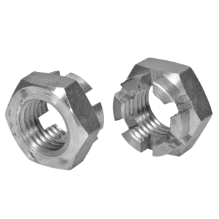 DIN 979 Kronenmuttern niedrige Form Edelstahl A2 M 8 200 Stück