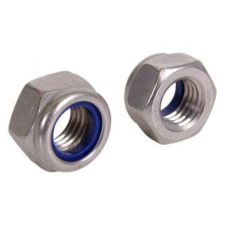 DIN 985 Sechskantmuttern selbstsichernd niedrige Form Edelstahl A2 M 16 100 Stck