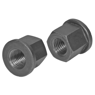 DIN 6331 Sechskantmuttern 1,5 d hoch mit Bund Edelstahl A4 M 24 25 Stück