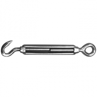 Spannschloss Öse-Haken Edelstahl A4 Form C M 8 10 Stück