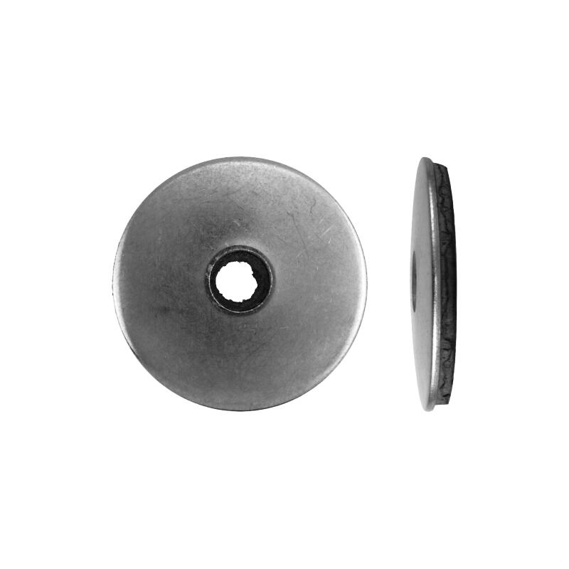 Dichtscheiben mit grauem EPDM Edelstahl A4, 36,65