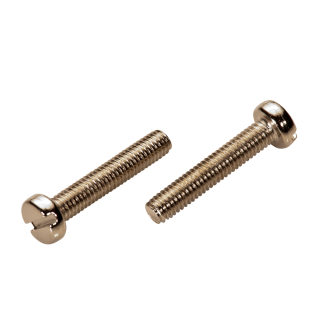 DIN 84 Zylinderschrauben Schlitz Stahl 4.8 vernickelt M 3x10 2000 Stück