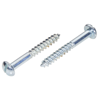 DIN 96 Halbrund-Holzschrauben Schlitz Stahl verzinkt 2x10 500 Stück