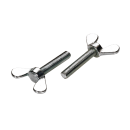 DIN 316 Flügelschrauben deutsche Form Temperguss verzinkt  M 8x35 100 Stück