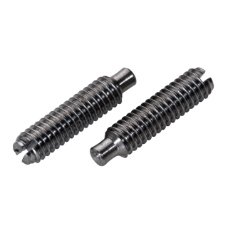 DIN 417 Gewindestifte Schlitz Zapfen Stahl 14H blank M 8x25 100 Stück