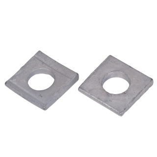 DIN 434 Vierkant-Keilscheiben für U-Träger Stahl feuerverzinkt 26 50 Stück