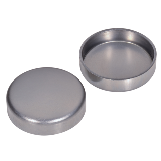 DIN 443 Verschlussdeckel zum Eindrücken Stahl blank 56 10 Stück