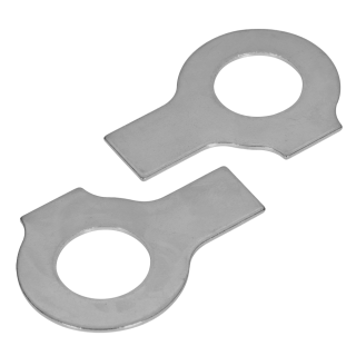 DIN 463 Sicherungsbleche mit 2 Lappen Edelstahl A4 23 10 Stück