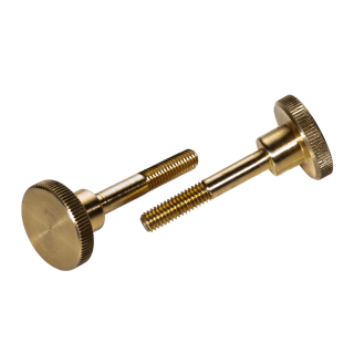 DIN 464 Rändelschrauben hohe Form Messing M 3x6 50 Stück