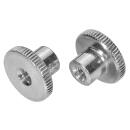 DIN 466 Rndelmuttern hohe Form Edelstahl A1 M 10 10 Stck
