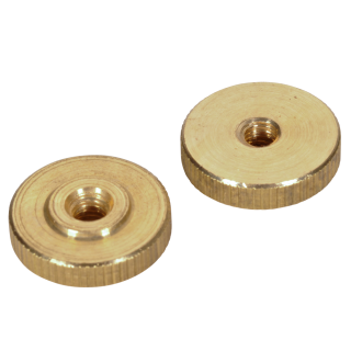 DIN 467 Rändelmuttern niedrige Form Messing M 10 10 Stück