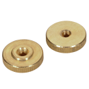 DIN 467 Rändelmuttern niedrige Form Messing M 10 10...