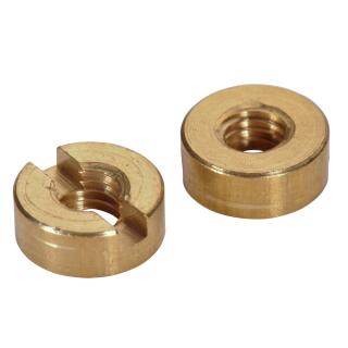 DIN 546 Schlitzmuttern Messing M 5 100 Stck