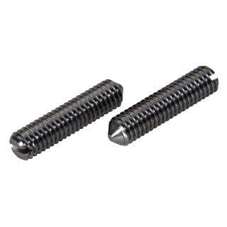 DIN 553 Gewindestifte Schlitz Spitze Stahl 14 H blank M 5x8 200 Stck