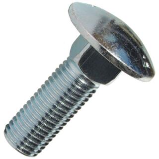 DIN 603 Schlossschrauben Stahl 8.8 verzinkt Vierkantansatz Teil - oder Vollgewinde M 10x90 100 Stück