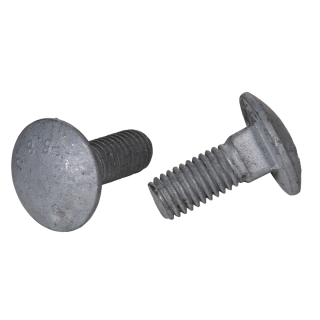 DIN 603 Schlossschrauben Stahl 8.8 feuerverzinkt Vierkantansatz M 12x40 100 Stück