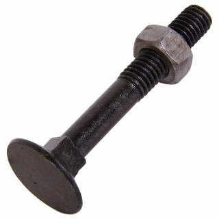 DIN 605 Senkschrauben Mu hoher Vierkantansatz Stahl blank inkl. Mutter M 8x45 200 Stück