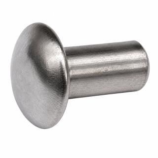 DIN 662 Blechnieten Linsenkopf Stahl blank