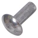 DIN 674 Flachrundnieten Stahl blank 4x16 1000 Stück