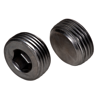 DIN 906 Verschlussschrauben Innensechskant Kegelgewinde metrisch Stahl blank M 38x1,5 10 Stück