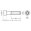 DIN 912 Zylinderschrauben Innensechskant Stahl 8.8 verzinkt M 12x300 25 Stück