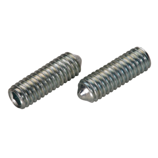 DIN 914 Gewindestifte Spitze Innensechskant Stahl 45 H verzinkt M 10x45 100 Stück