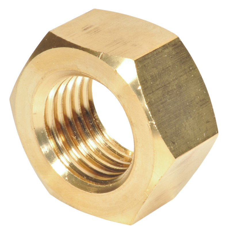 1x Sechskantmutter M4 (DIN 934, MS) - , 0,05