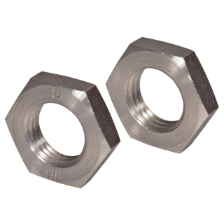 DIN 936 Sechskantmuttern niedrige Form Stahl 14 H blank  M 36 10 Stück