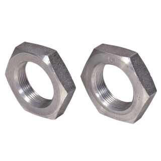 DIN 936 Sechskantmuttern niedrige Form Links-Feingewinde Stahl 14 H blank M 8x1 100 Stück