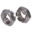 DIN 937 Kronenmuttern niedrige Form Stahl 17 H blank M 18...