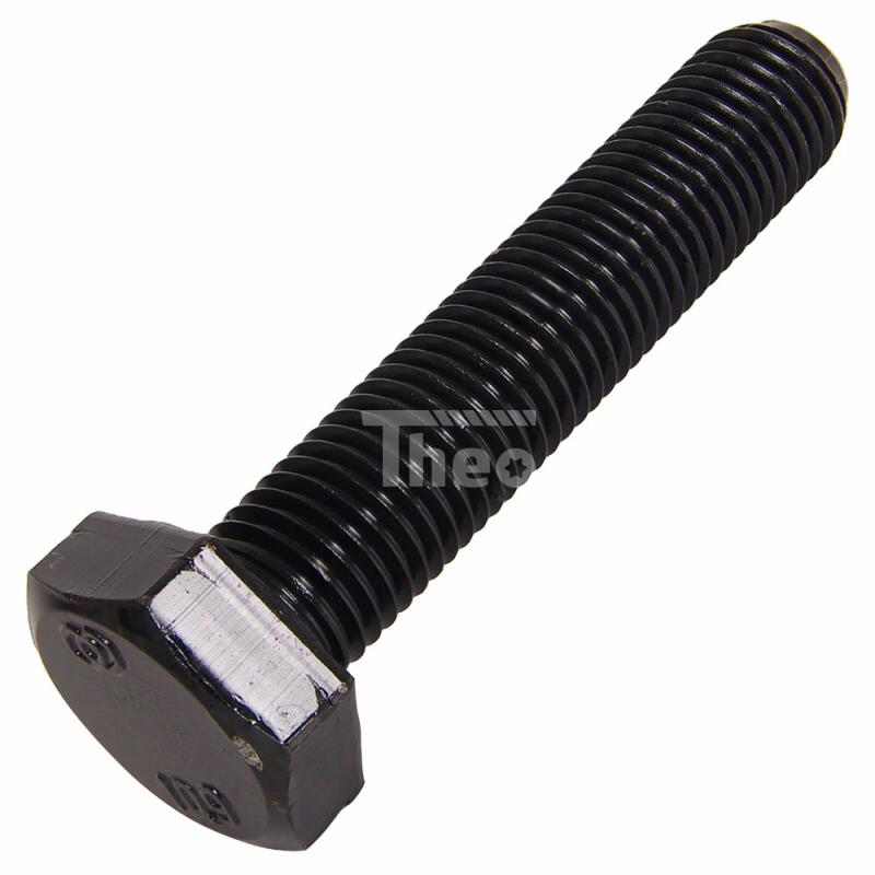 Sechskantschraube DIN 961 Feingewinde M12x1,25x40 Vollgewinde 10.9 blank 