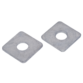 DIN 436 Vierkant-Scheiben feuerverzinkt 13,5x40x4 100 Stück
