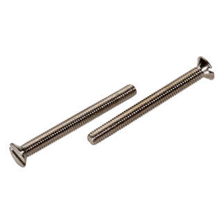 DIN 963 Senkschrauben mit Schlitz Messing vernickelt M 4x30 200 Stück