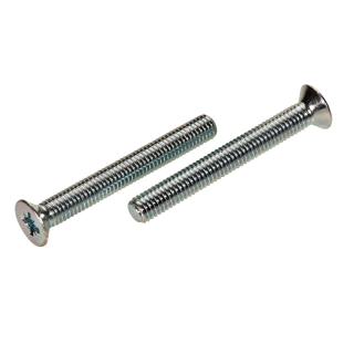 DIN 965 Senkschrauben Stahl 4.8 verzinkt Kreuzschlitz Z M 3x8 2000 Stück