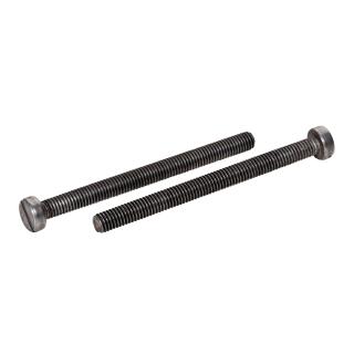 ISO 1207 Zylinderschrauben Schlitz Stahl 4.8 blank M 2x4...