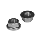 EN 1661 Sechskantmuttern Flansch Edelstahl A4 M 10 500...