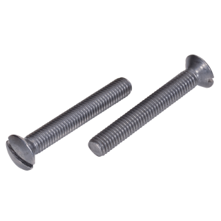 ISO 2010 Linsensenkschrauben Schlitz Stahl 4.8 blank M 4x8 2000 Stück