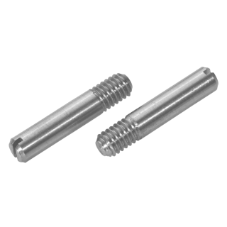 ISO 2342 Schaftschrauben Kegelkuppe Schlitz Edelstahl A1 M 5x20 100 Stück