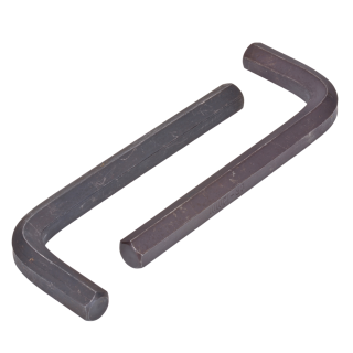 ISO 2936 Winkelschraubendreher für Innensechskantschrauben Stahl vergütet geschwärzt SW 6 50 Stück